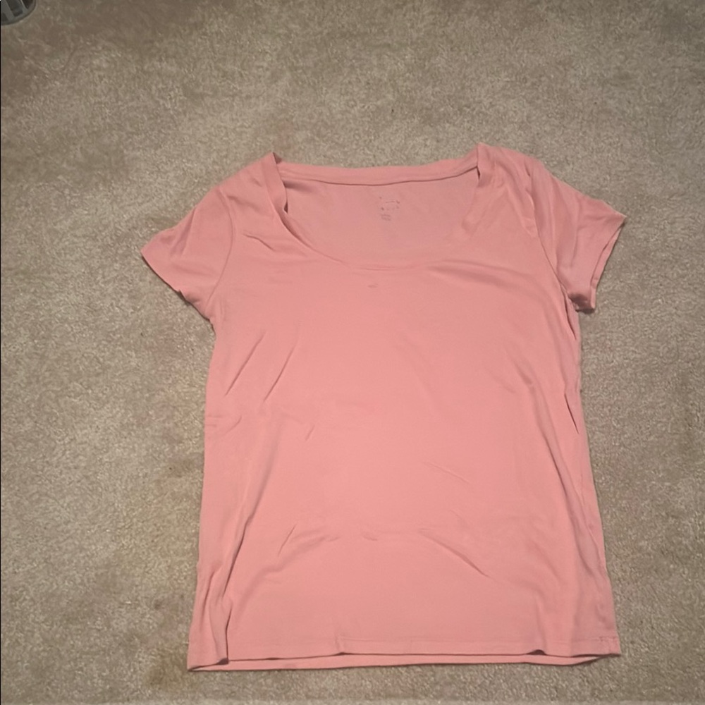 A New Day Fitted Pink Short Sleeve Tee